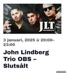 5 biljetter till John Lindberg Trio i Malmö 