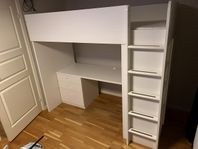 Småstad loftsäng/skrivbord/förvaring IKEA