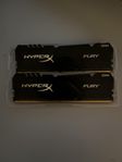 HyperX Fury Black 16GB DDR4 2666Mhz