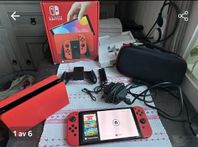 Nintendo switch oled red edition 