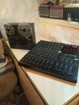 RullBandspelare, mixer.  fostex. studio