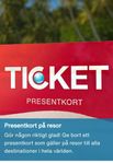 Ticket.se presentkort saldo 9500 kr säljes för 8000 kr