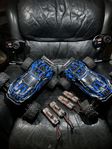 2st traxxas rustler 4x4 radiostyrd bil