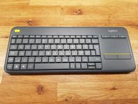 Trådlöst tangentbord med musplatta - Logitech K400+