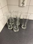 5 st Carlsberg glas