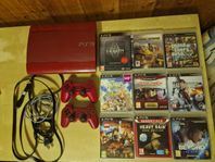 Sällsynt röd Playstation 3 / red ps3