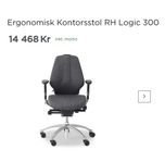 RH Logic 300 Ergonomisk kontorsstol