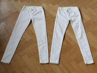 Levis super skinny jeans 2 st 710 waist 23-30 400kr