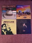 2 st dubbel-LP 2 st LP Country