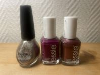 3 oanvänd nagellack, Essie och OPI. 100 för alla!