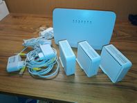 Router och 3st repeater