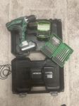 Hitachi skruvdragare 18v med 2 batteri & laddare