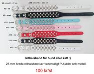 Hundhalsband - Katthalsband - armband