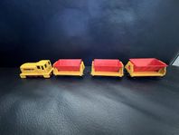 Matchbox Superfast Shunter 1978 2 st och 3 vagnar 1977