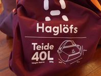 Haglöfs Teide 40 L  duffelbag, nyskick.