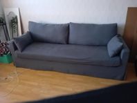 Soffa 3sitt, Hyltarp, grå, från ikea.