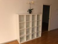 KALLAX hylla med 8 insatser, vit, 147x147 cm - IKEA