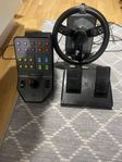 Logitech G Saitek Farm Sim kontrollsystem för dator