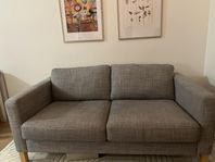 Ikea 2-sits soffa gråmelerad 