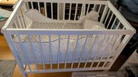 Bedside crib, spjällsäng, barnsäng, bedsidecrib