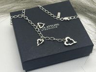 Efva Attling Little Crazy Heart, halsband i silver.