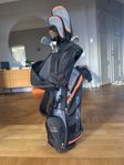 King jr, vänsterhänt golf set (8 klubbor)