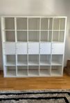 Ikea Kallax hylla vit 182x182 cm med 5 insatser