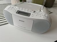 Sony stilren kassett och cd spelare mp3 cd-rw