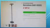 Terassvärmare från SunRed.Barcelona Bright Standing 1500W