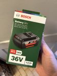 bosch 36v 2ah batteri - oöppnat