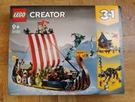 Lego 31132 vikingskepp, ny och oöppnad