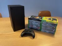 Xbox Series X med 23 spel