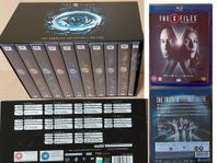 X Files DVD box, säsong 1-9 & the movie + Säsong 10 Blu-ra