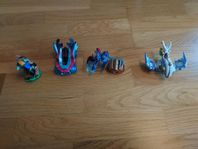 2 st Skylanders gubbar och 2 st bilar