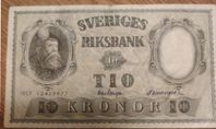 10 kronor sedel från 1957