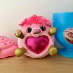 Zuru RainBoCorns Talkin' Surprise Pig Plush Glitter Heart