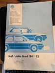 Bildkatalog Golf/Jetta Mod. 84-85 