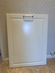 IKEA Bodbyn front till diskmaskin vit, 80x60 cm