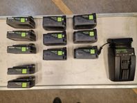 Festool Batterier samt Laddare