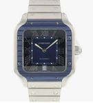 Cartier Santos De Cartier Blue Dial 2022 Release WSSA0048