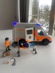 Playmobil ambulans och riddare mm