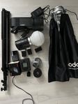 Godox studio paket med 2 sändare 