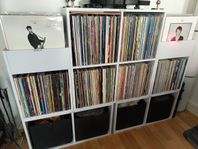 Stor samling musik på vinyl