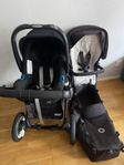 bugaboo buffalo vagn + bilbarnstol 