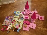 Duplo slott med prins och prinsessa