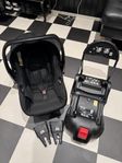 Britax Römer babyskydd + isofix-bas + adaptrar för barnvag