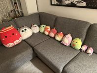 Squishmallows i diverse storlekar, från 15kr