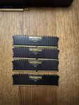 Corsair 16GB (4x4GB) DDR4 2400MHz CL14 Vengeance LPX