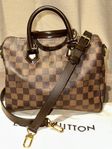 Louis Vuitton Speedy 25 Bandoulier Damier Ebene Bag