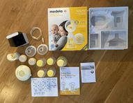 Medela bröstpump swing flex med extra tillbehör